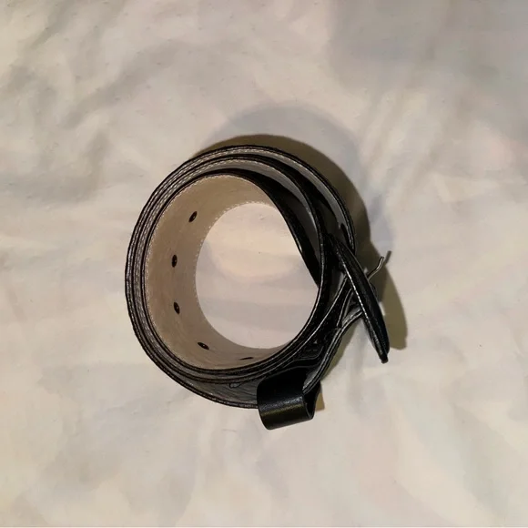 BANANA REPUBLIC LEATHER WOVEN WIDE BELT SIZE XS - Picture 4 of 11